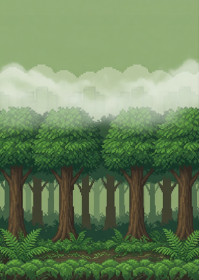 Forest canopy theme